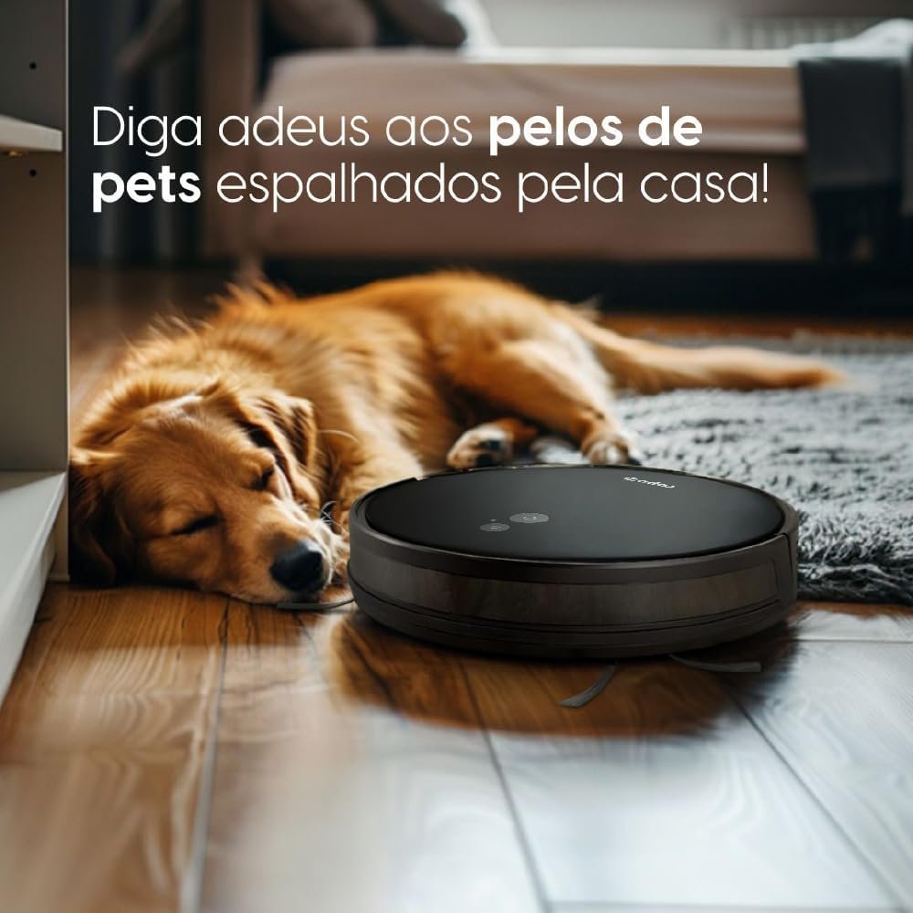 robô aspirador para casas com pets